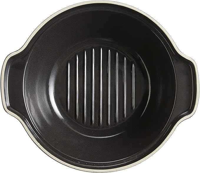 Emile Henry Ceramic Bread/Potato Cooker | Charcoal