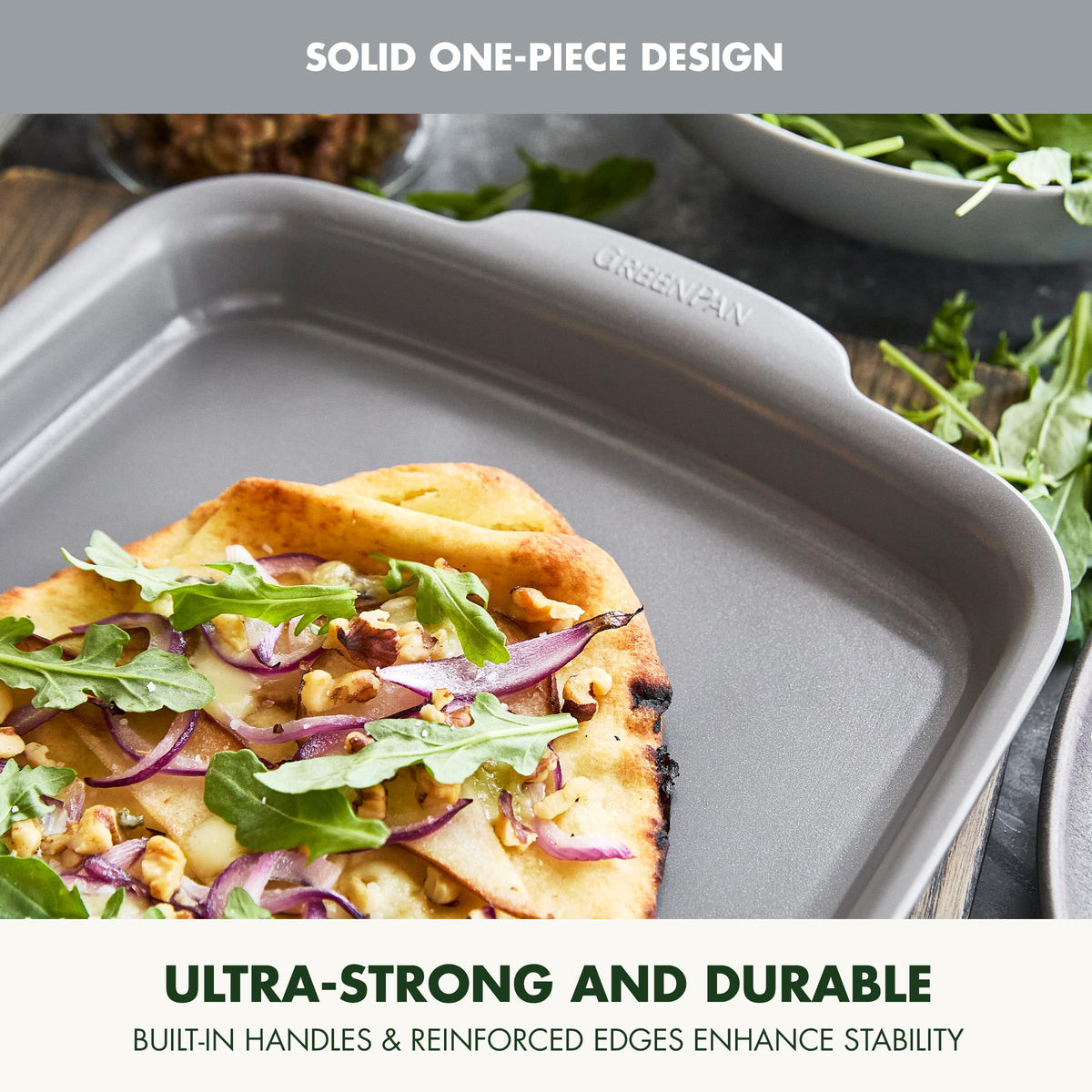 Premiere Ovenware Healthy Ceramic Nonstick 13" x 9" Quarter Sheet Baking Pan