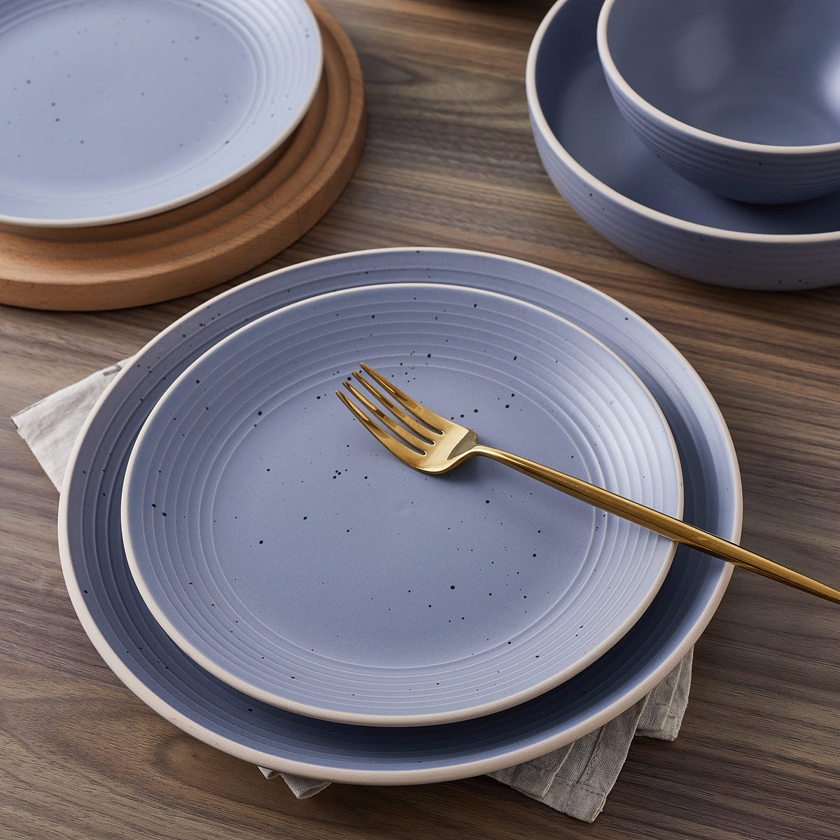 Lauren Stoneware (16-Piece Service for 4 / Light Gray)