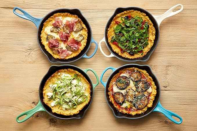 Le Creuset Enameled Cast Iron Signature Round Skillet, 9", Riviera
