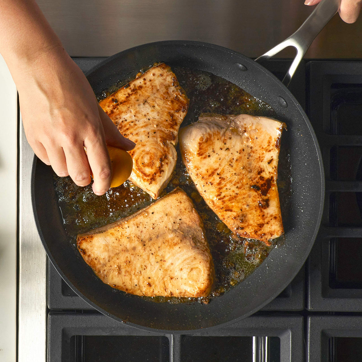 Induction Nonstick Frying Pan with Lid (Skillet with Lid (12.25"))