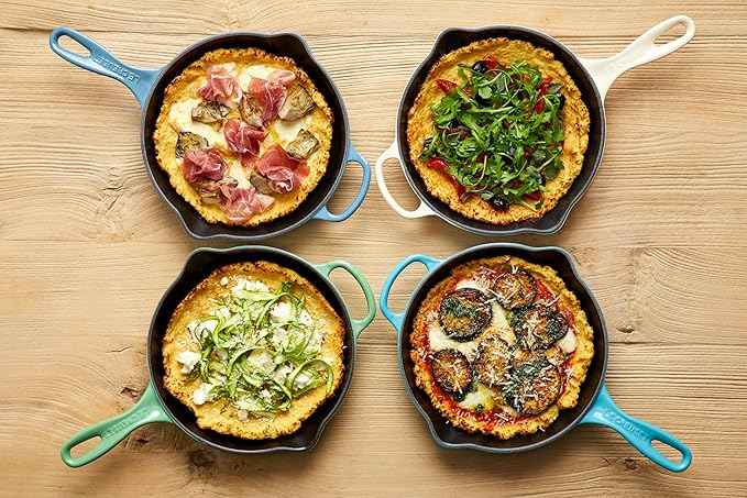 Le Creuset Enameled Cast Iron Signature Round Skillet, 9", Peche