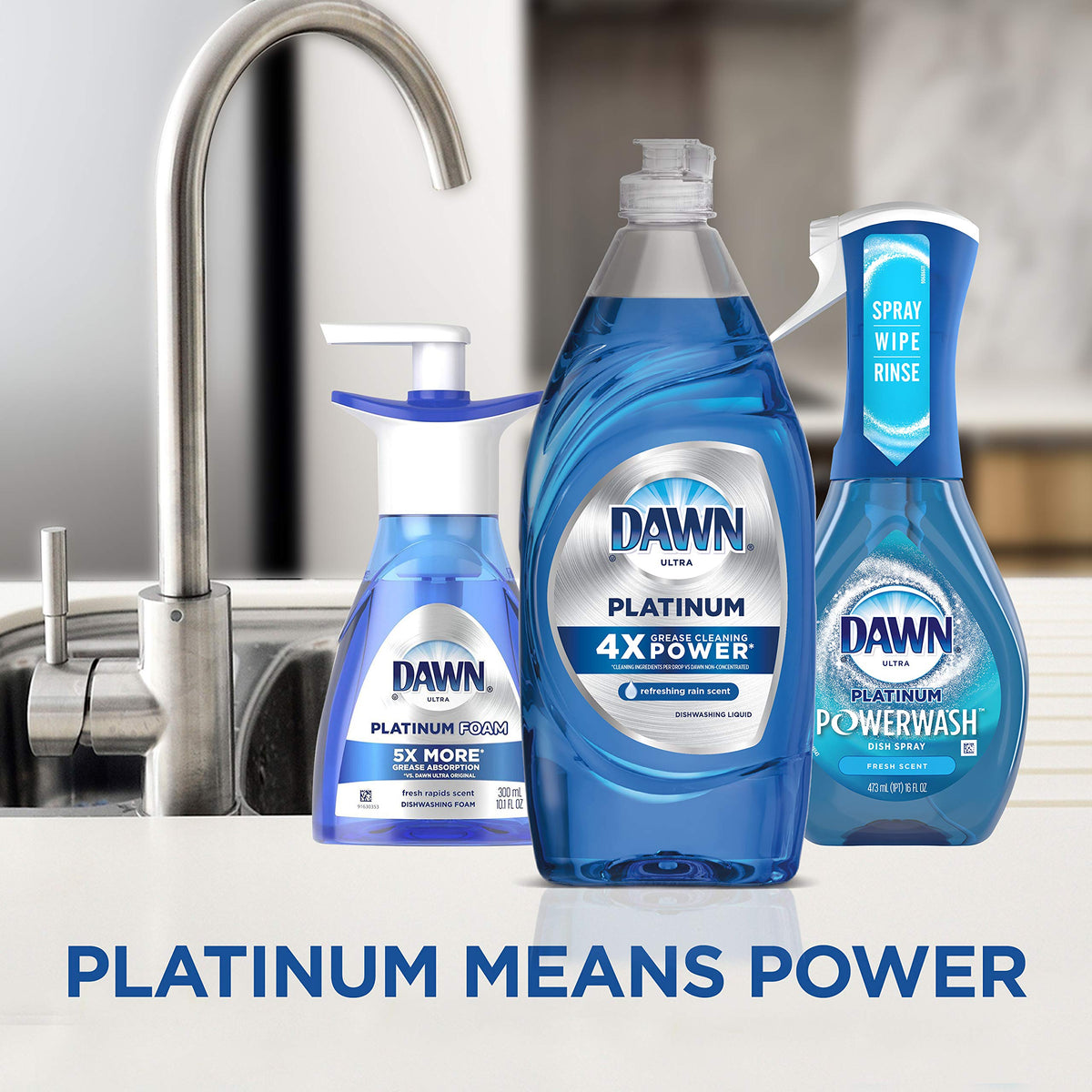 Dawn Platinum Dishwashing Liquid Dish Soap (16.2 Fl Oz (Pack of 1))