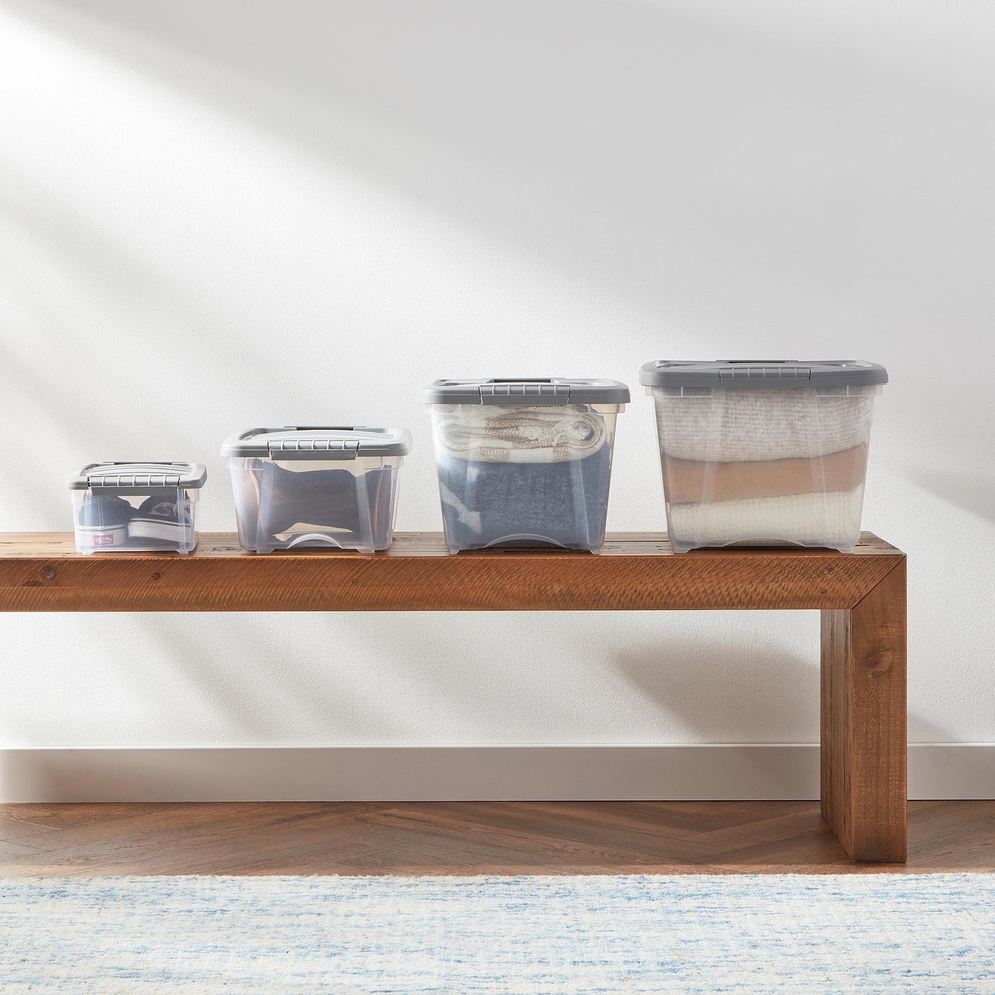 Plastic Storage Containers with Secure Latching Lids