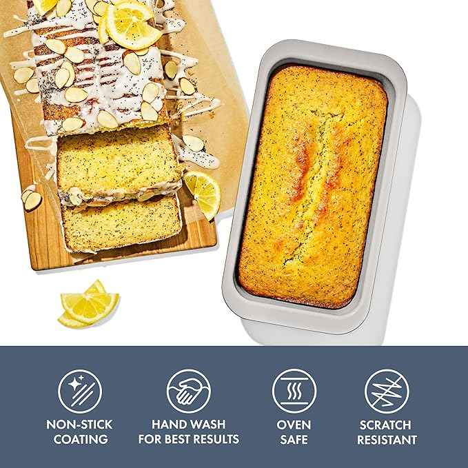 OXO Good Grips Non-Stick Pro Ceramic Coated Metal Bakeware 1Lb Loaf Pan – Storm Blue