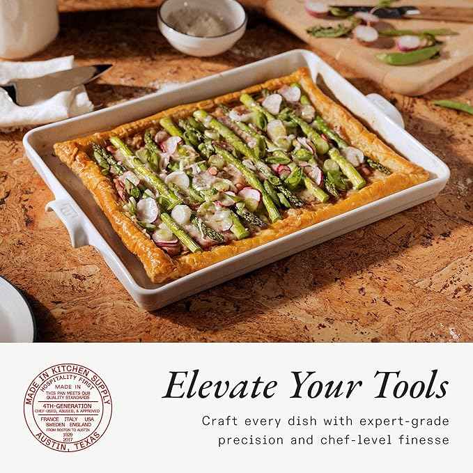 Made In Cookware | Baking Slab | Pure French Porcelain | Crafted in France | White