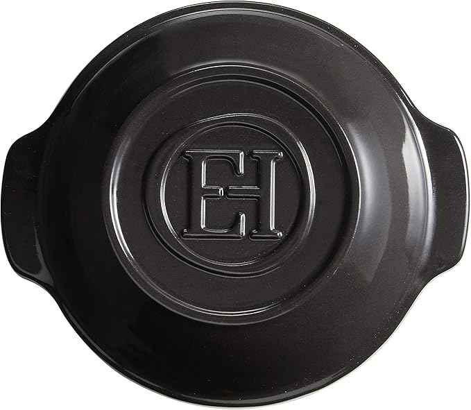 Emile Henry Ceramic Bread/Potato Cooker | Charcoal