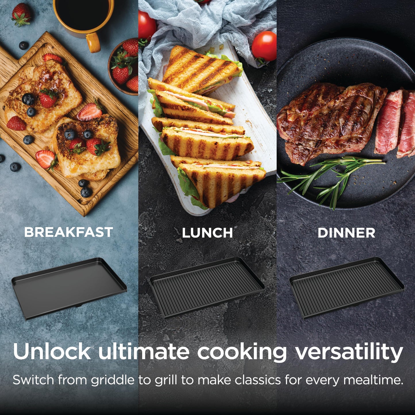 Sizzle™ Pro XL 20'' Indoor Griddle & Grill (20 Inch)