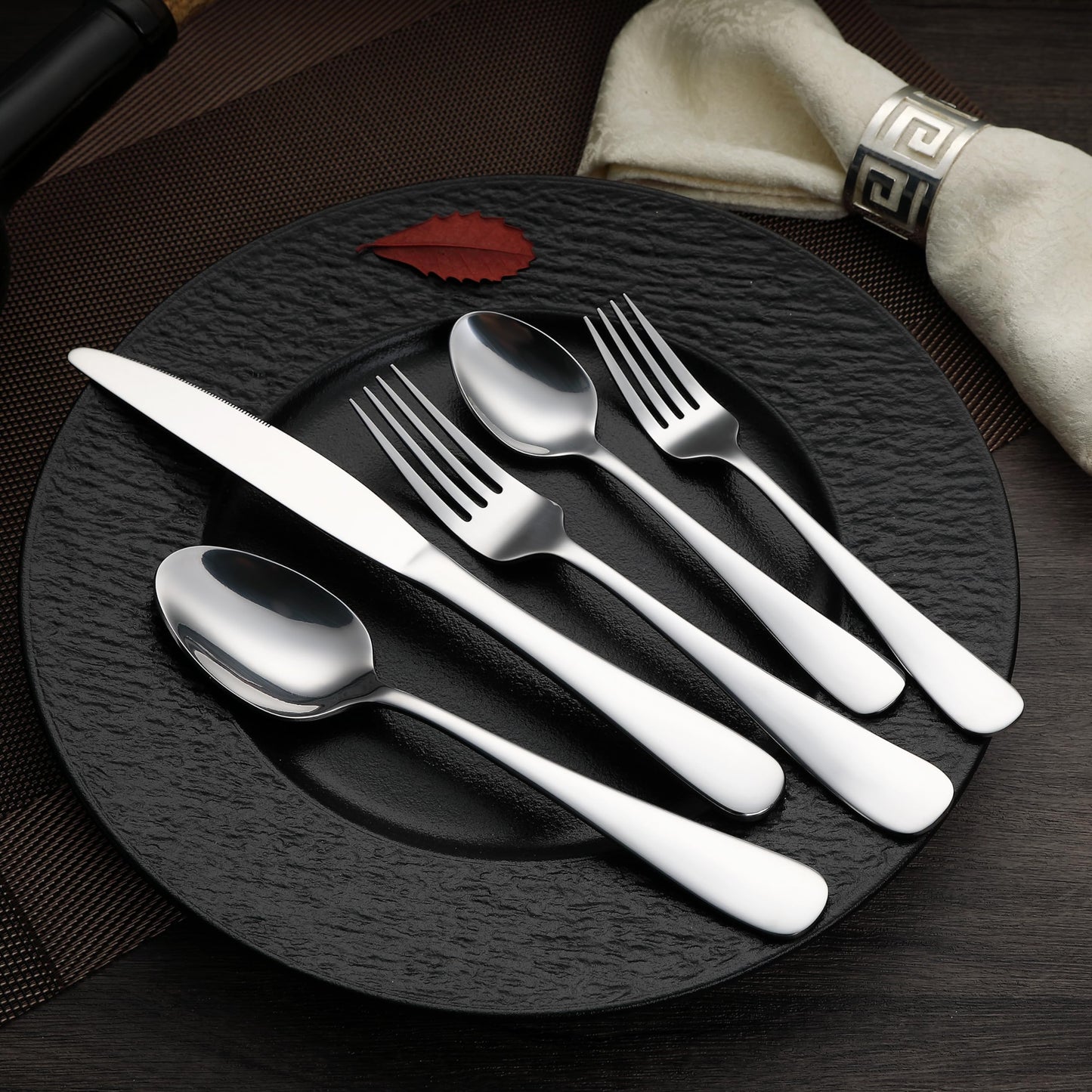 Silverware Set (20-Piece / Round Edge)