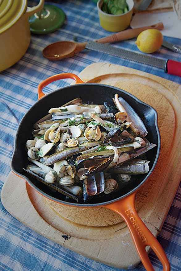 Le Creuset Enameled Cast Iron Signature Iron Handle Skillet, 11.75", Flame