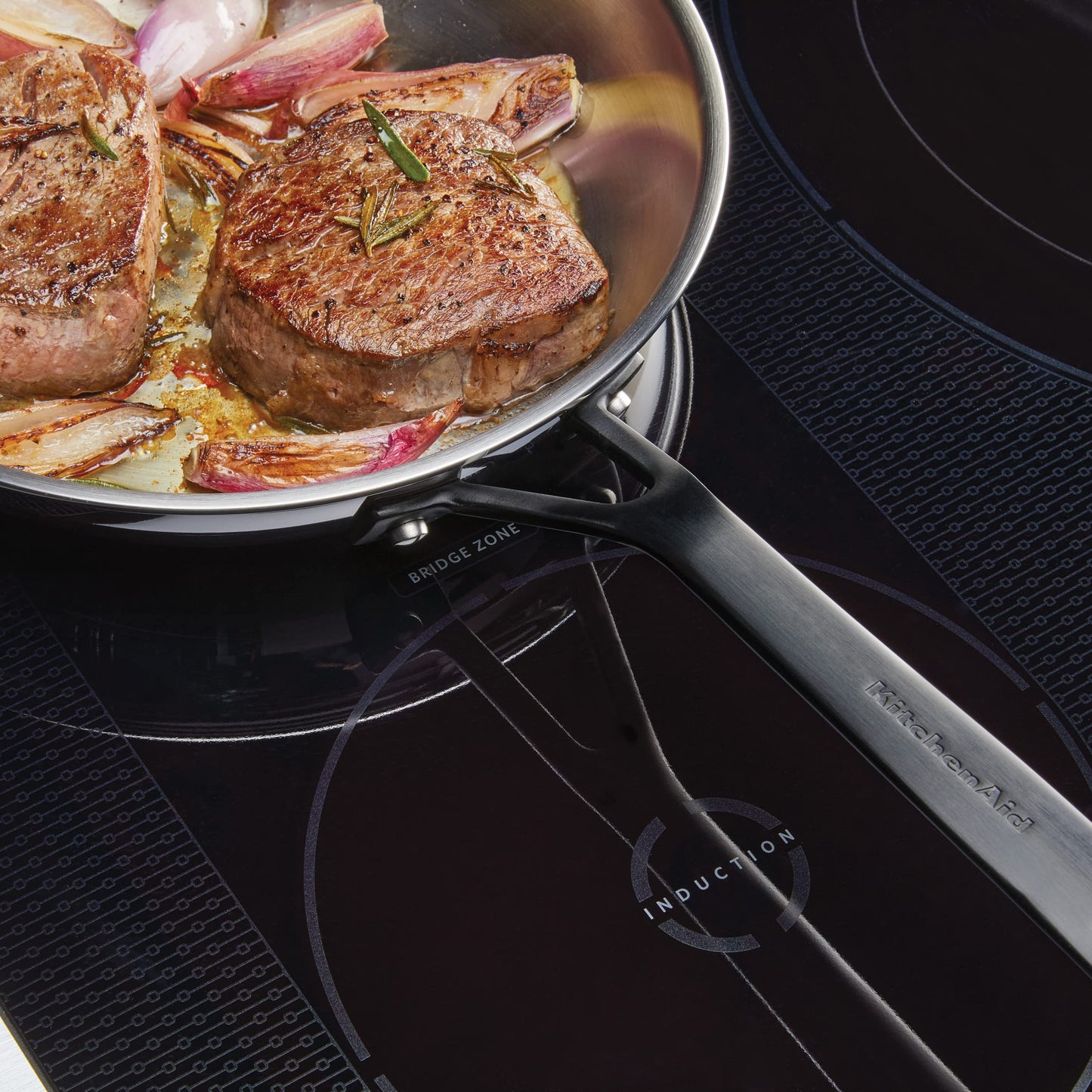 5 Ply Clad Polished Stainless Steel Frying Pan