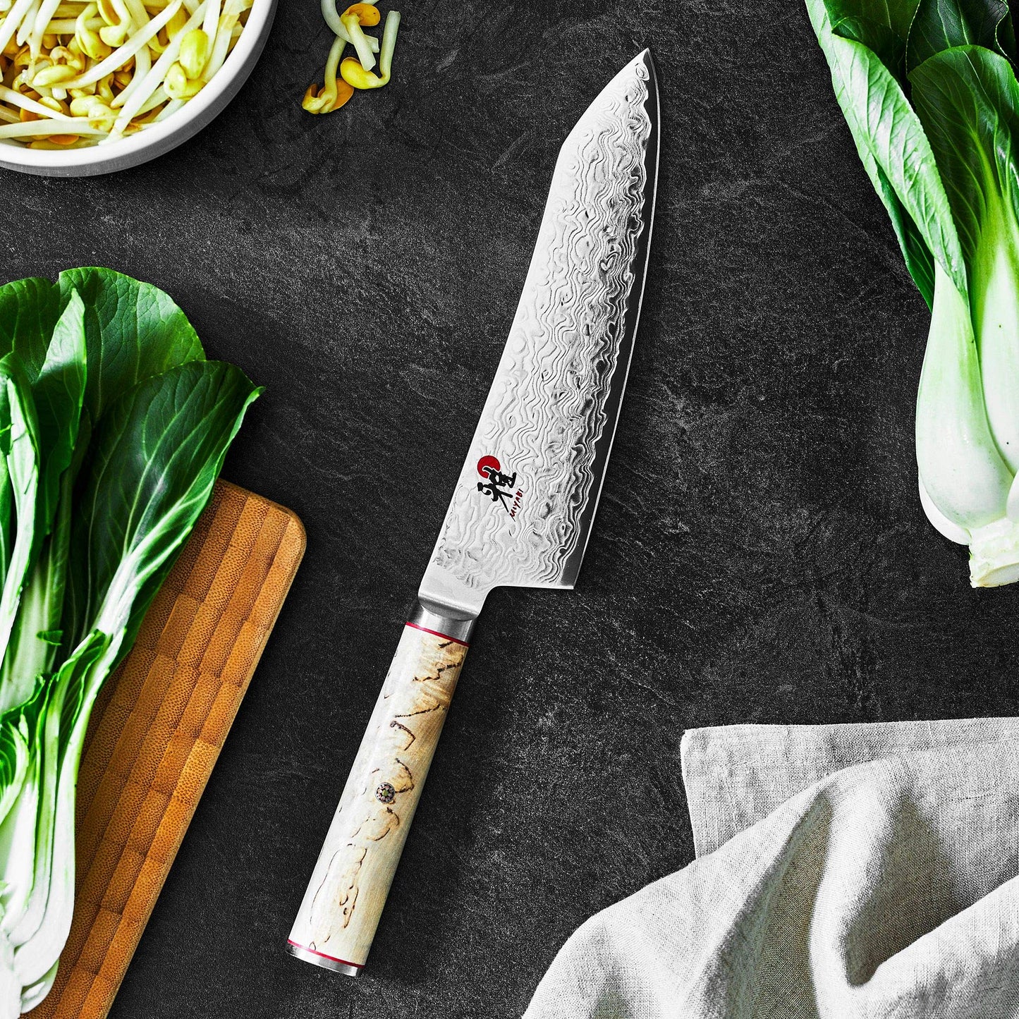 Birchwood SG2 Japanese Rocking Santoku Knife (Stainless Steel / 7")