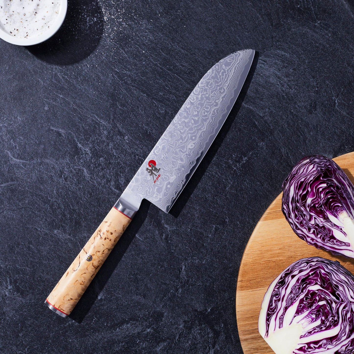 Birchwood SG2 Japanese Santoku Knife (Brown / 7")