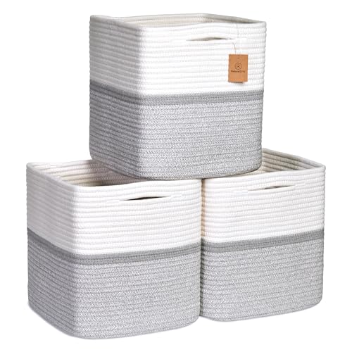 11" Cube Rope Baskets 3