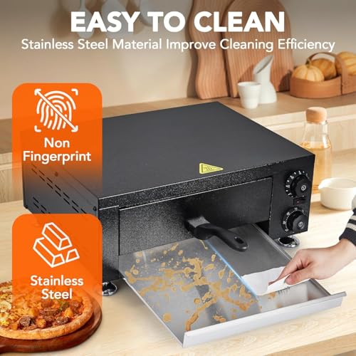 Commercial Electric Pizza Oven 12" 1100W