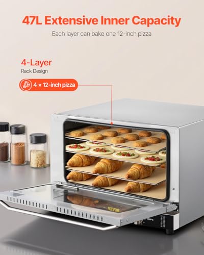 Commercial Convection Oven (4-Tier 43Qt)