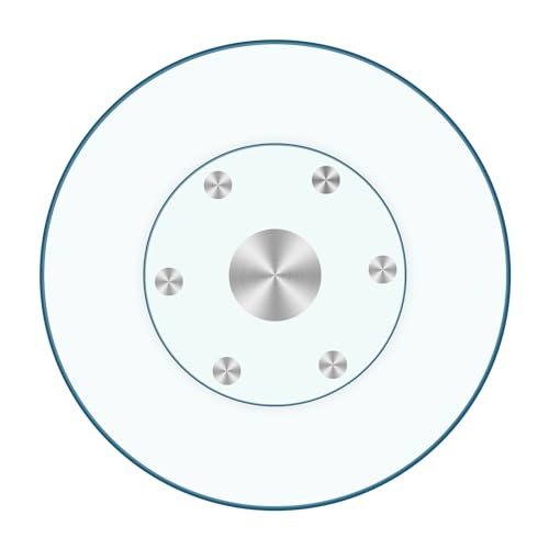 Large Tempered Glass Lazy Susan Turntable