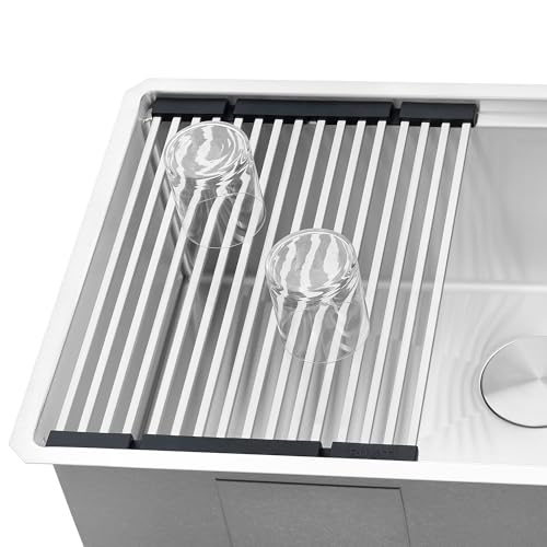 Stainless Steel Silicone Foldable Drying Rack (Stainless Steel)