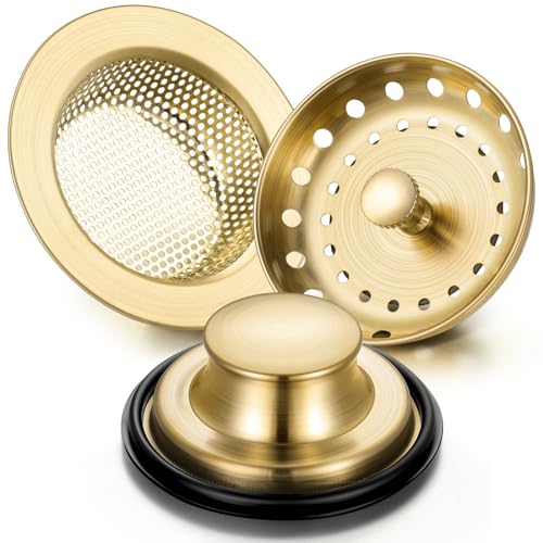 3 Pcs Sink Plug Stopper Disposal Drain Strainer
