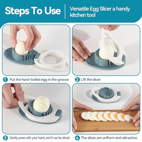 Egg Slicer & Dicer for Hard Boiled Eggs