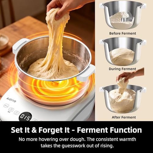 DoughChief 5.3QT Dough Mixer (White / 5.3 QT)