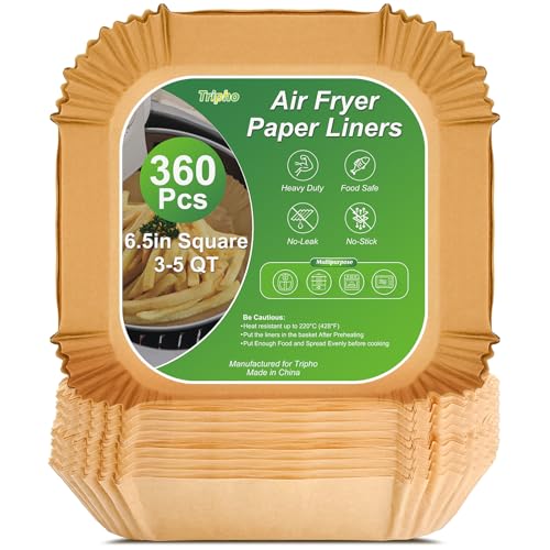 Unbleached Heavy Duty Air Fryer Paper Liners Disposable
