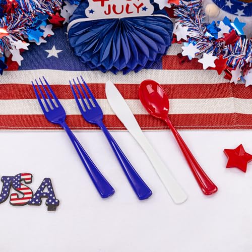 200pcs Plastic Silverware