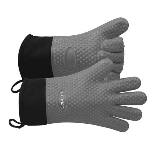 BBQ Gloves Grilling Gloves Heat Resistant Oven Gloves