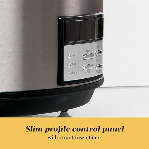 Programmable Stainless Steel 1500 Oval Slow Cooker