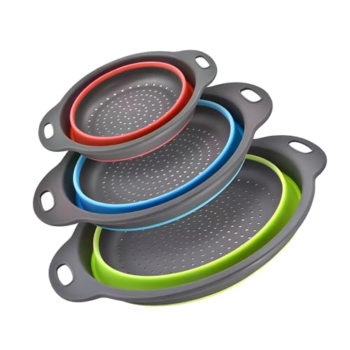 Collapsible Colander Strainer for Kitchen