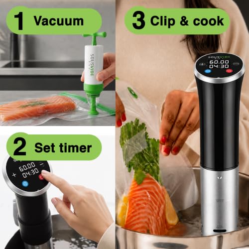 Sous Vide Cooker 1000W (30-Bag Machine Kit / Deluxe)
