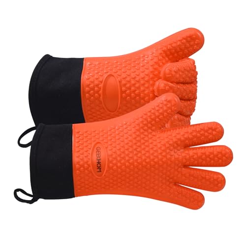 BBQ Gloves Grilling Gloves Heat Resistant Oven Gloves