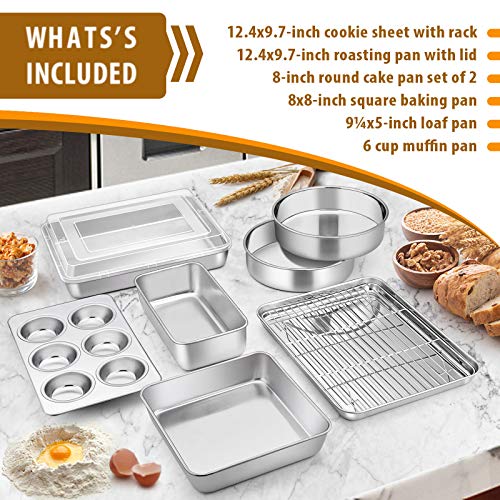 6/9/12 Pieces Bakeware Sets