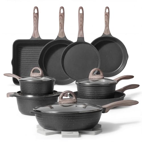 Pots and Pans Set Non Stick 23pcs