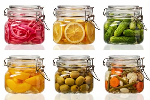 Glass Jars with Airtight Lids