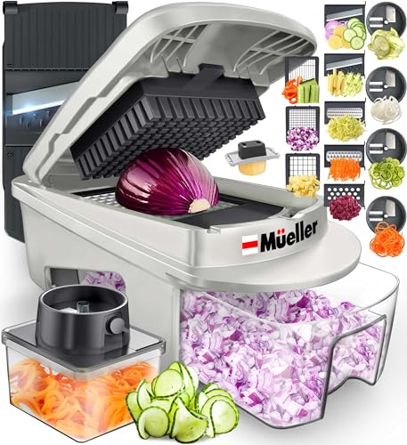 Pro Series 12 Blade Vegetable Chopper (12 Blade - Old Model / White/grey)