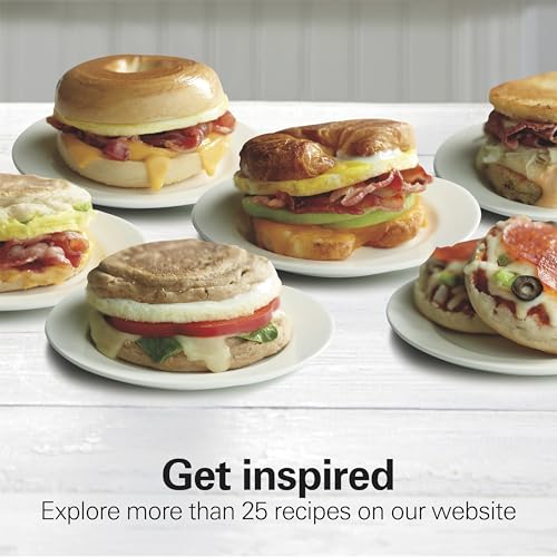 Breakfast Sandwich Maker with Egg Cooker Ring