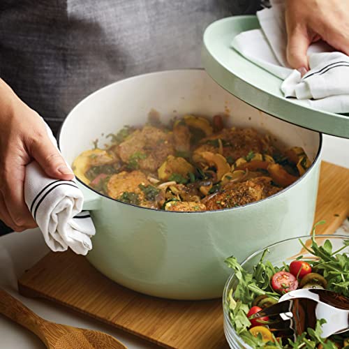 Enameled Cast Iron Dutch Oven (Pistachio)