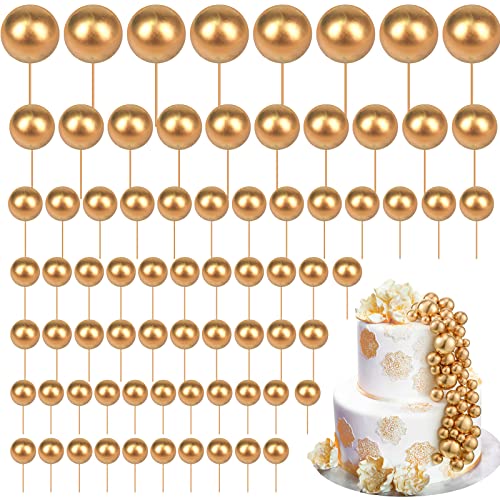 108 Pcs Ball Cake Toppers