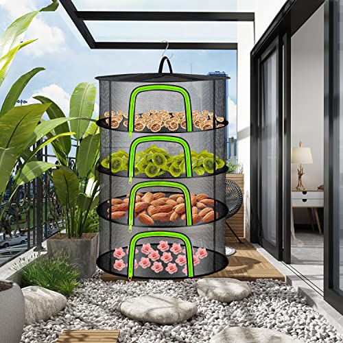 Herb Drying Rack Hanging Mesh Dry Net Basket for Herbs Plants Flower Vegetables Spices Fish Food