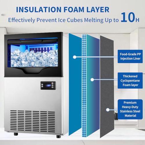Commercial Ice Maker Machine 100 Pounds Per Day