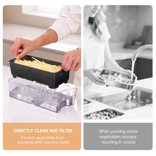 Safe Mandoline Slicer Pro (4th Gen Black)