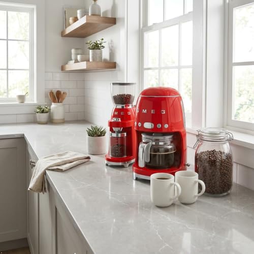 CGF11 Retro Style Coffee Grinder (8x7x11 / Red)