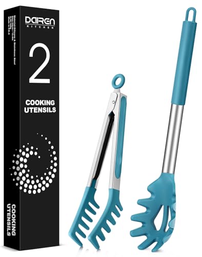 Silicone Spaghetti Spoon and Pasta Tong