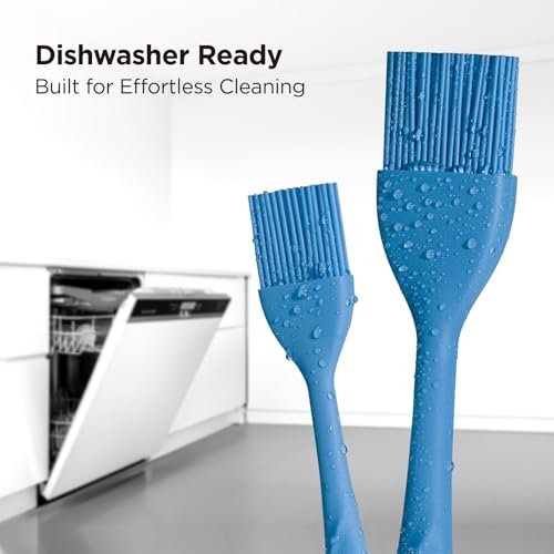 WaltzGrip Platinum Silicone Basting Pastry Brush Set of 2