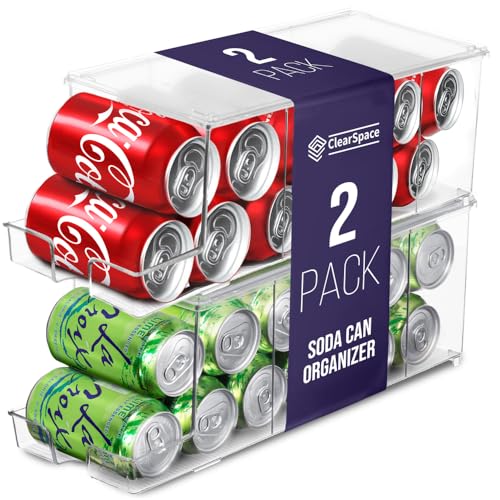 Drink Organizer for Fridge & Soda Can Dispenser