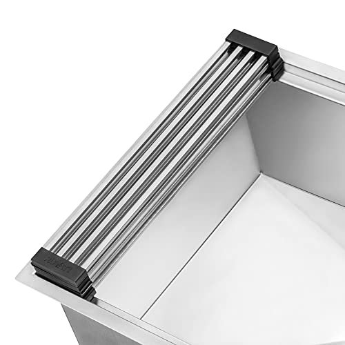 Stainless Steel Silicone Foldable Drying Rack (Stainless Steel)