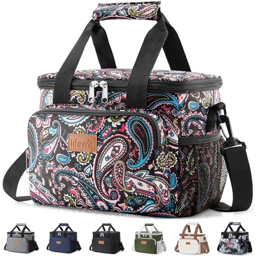 Large Lunch Bag Insulated Lunch Box Soft Cooler Cooling Tote for Adult Men Women