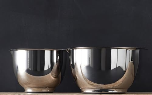 Margrethe 18 8 Stainless Steel Mixing Bowl Set (Stainless Steel / 1.5L/3L)