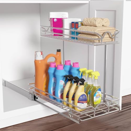 2 Tier Under Sink Pull Out Organizer